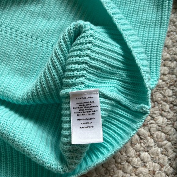 TALBOTS - Pima Cotton Bateau Neck Sweater - NEW with Tag - Picture 9 of 11